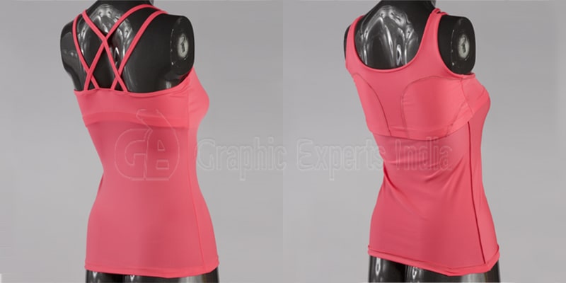 Take two shorts front and back part