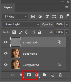 Attach a layer mask while holding Alt for Win or Option for Mac