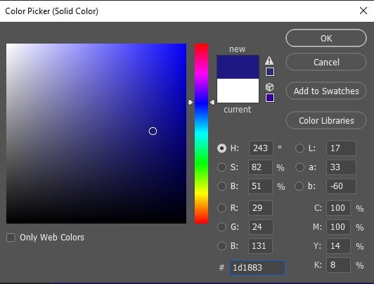 Color Picker Solid Color