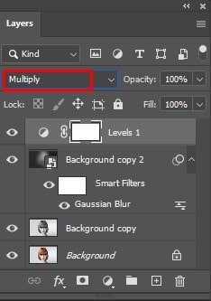 blend mode to multiply