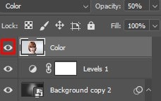 switch the color layer off