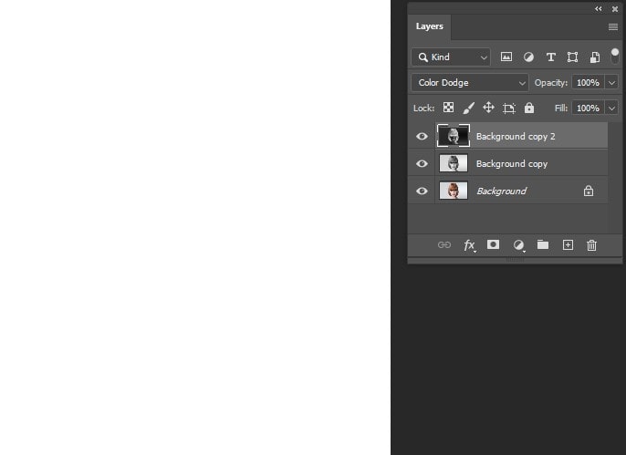 upper left portion of the Layer Panel