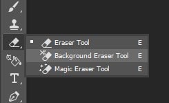 Background Eraser Tool Selection