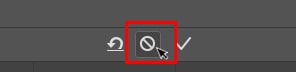 Crop Cancel button