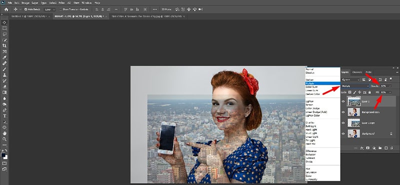 Blend Layers in Photoshop