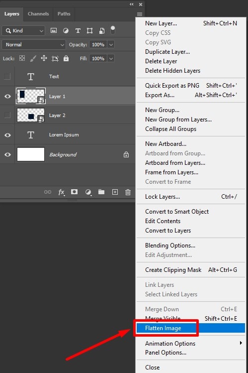 Flattening the layers