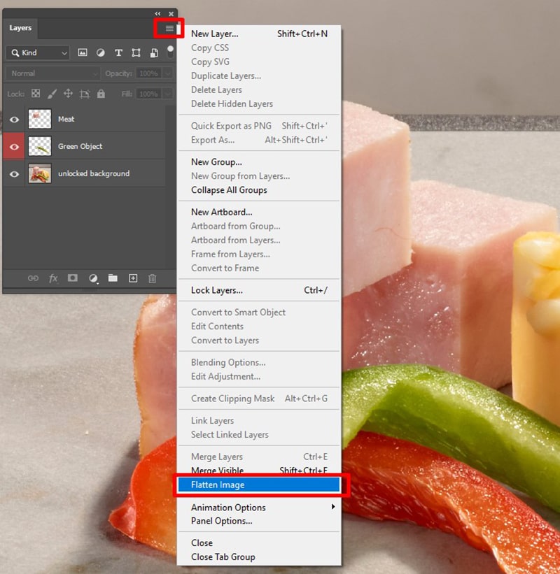 How to Flatten Layers in Photoshop