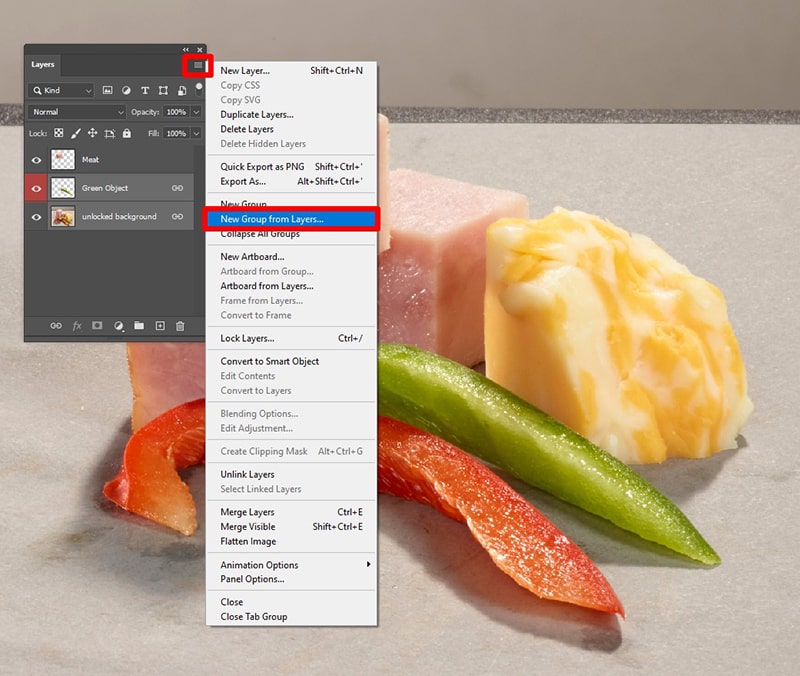 How to Group Layers in Photoshop