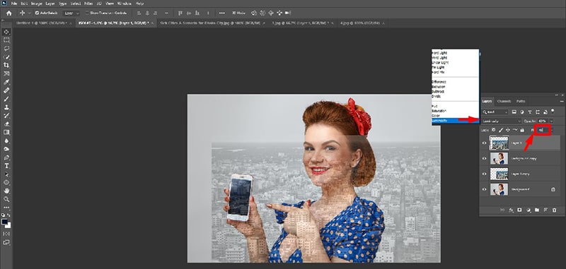 Layers Blending Photoshop