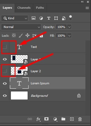 Making the layers visible 