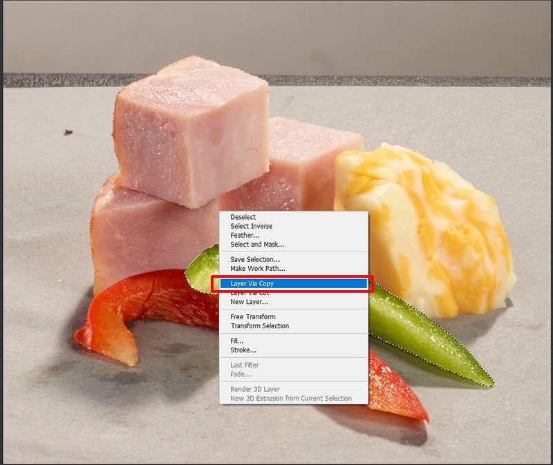 Select Layer via Copy
