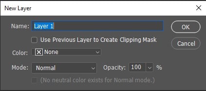 Select a New Layer