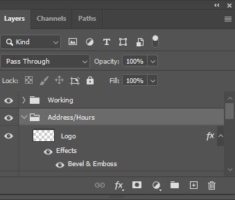click on the triangle icon