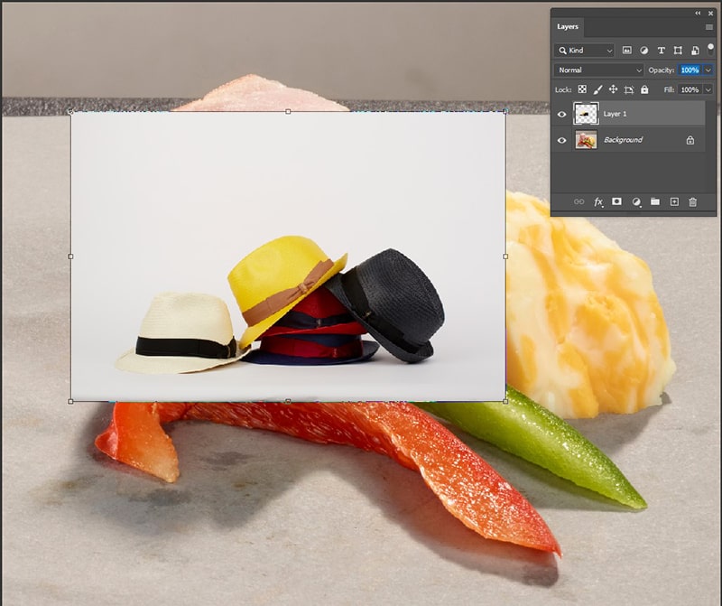 new layer in your Photoshop document