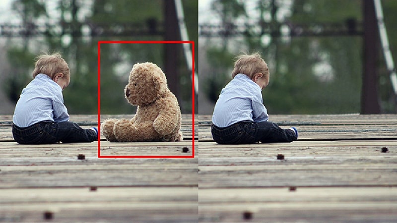 Object Removal Using Clone Stamp Tool