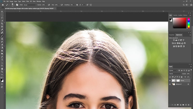 remove flyaway hairs more precisely
