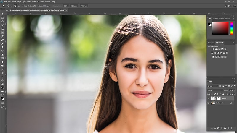 remove flyaway hairs precisely