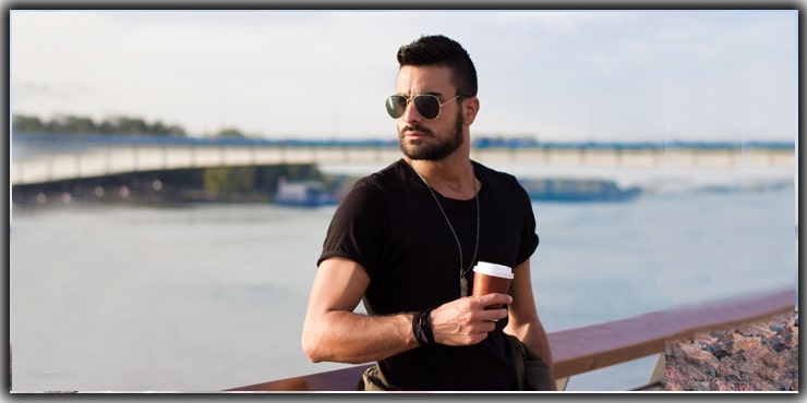 Facial features jaw line