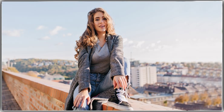 Sit on a High Surface Pose