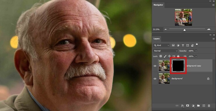 Invert the sharpen layer