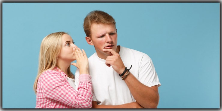 Whisper Anything Hilarious Into Your Partner's Ear