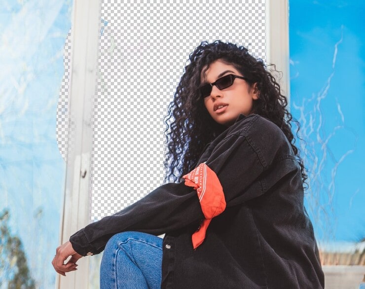 Cut Out Photos Using Background Eraser Tool