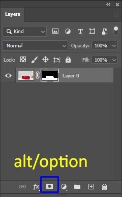 create the inverted mask