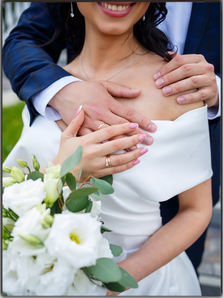 Hand Pose with the Engagement Rings