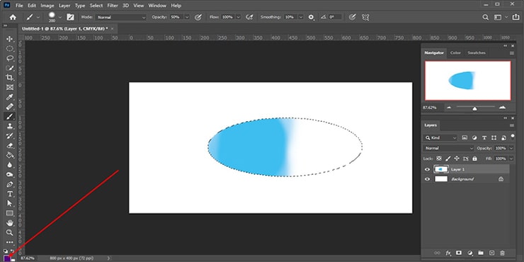 Selecting Another Color and Paint