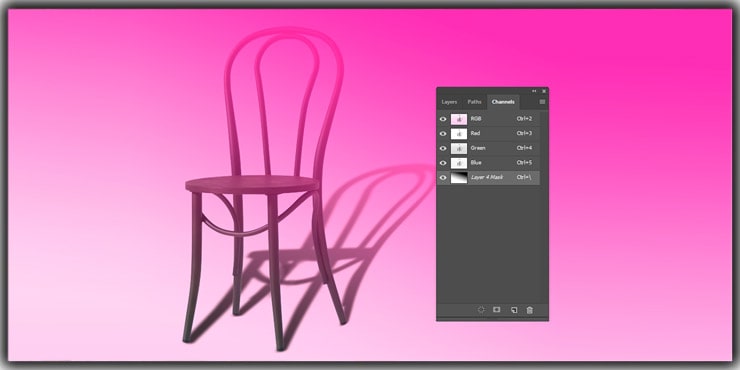 Create red gradient to make shadow