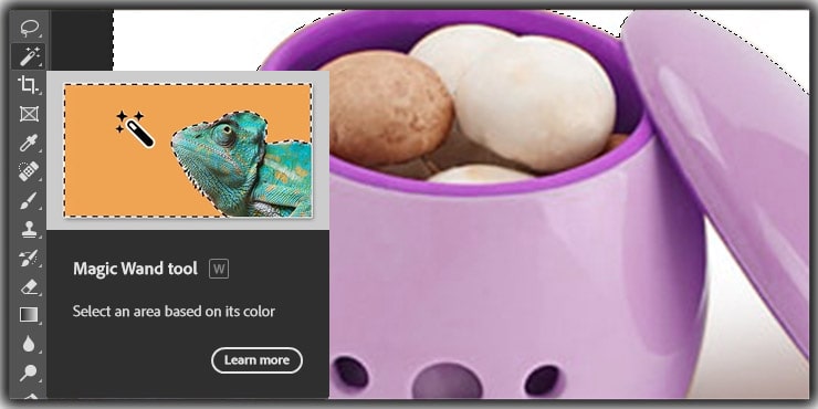 Make Background Transparent by Magic Wand Tool