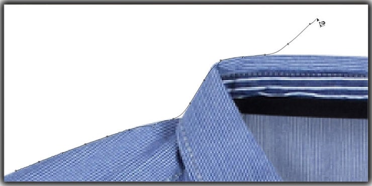 Outline Subjects Using Lasso Tool