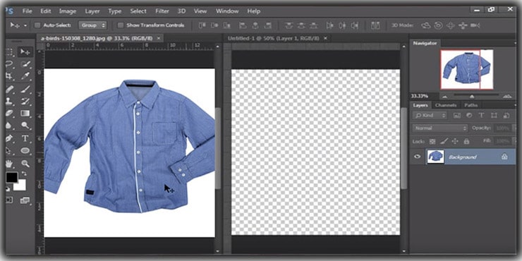 Remove White BG using Quick Selection Tool