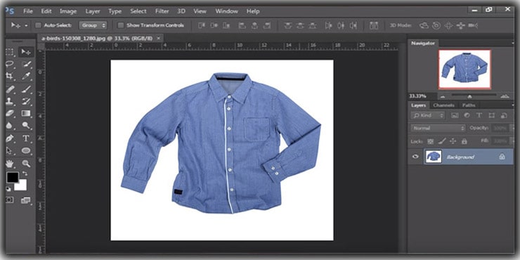 Quick Selection Tool to Remove White BG
