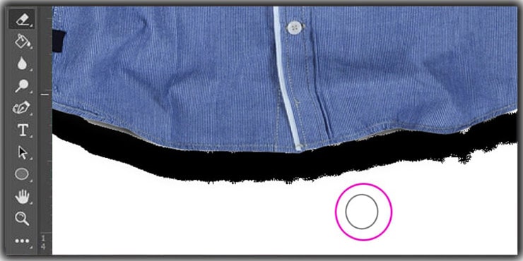Using Eraser Tool