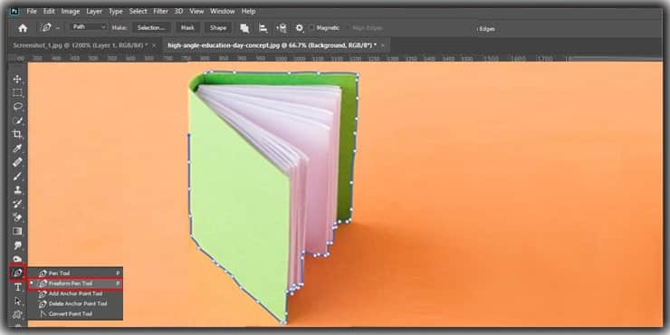 Freeform Pen Tool Photoshop