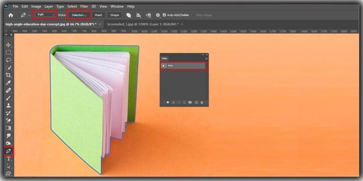 How to Create a Selection From a Path