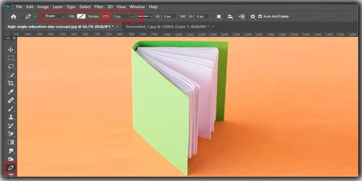 How to Create a Shape Using the Pen Tool