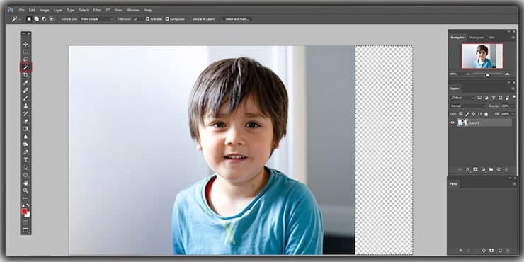 Choose The Newly Added Area