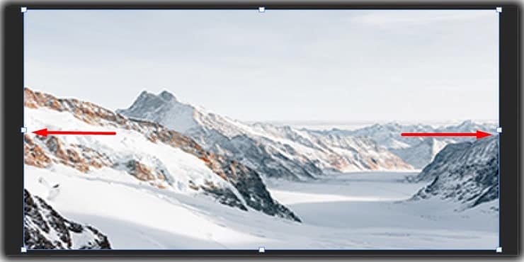 Drag Lines to Extend Background