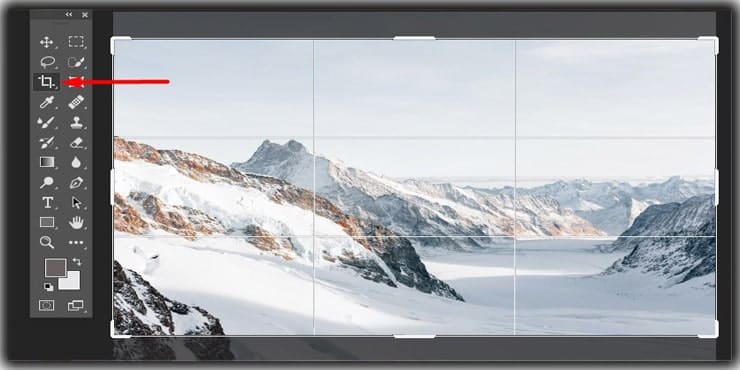 Launch the Crop Tool