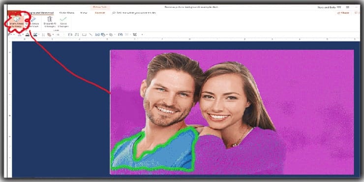 Mark Areas to Keep in Your Image