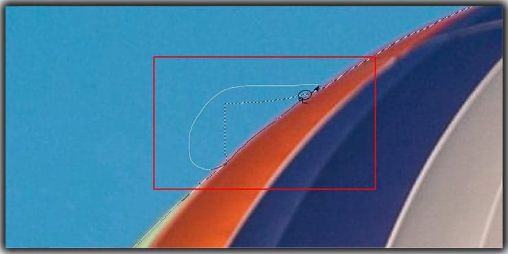 create a secondary selection to remove