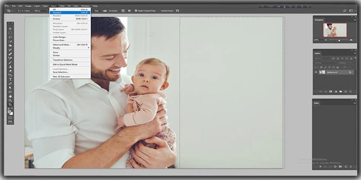 deselect the marquee