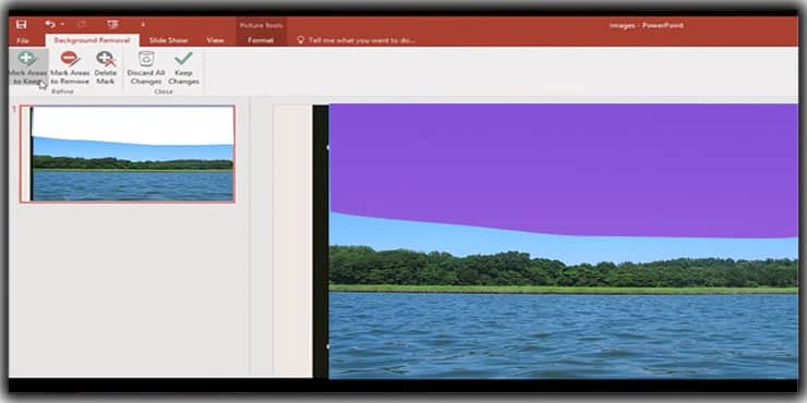 pick any other area you want to delete