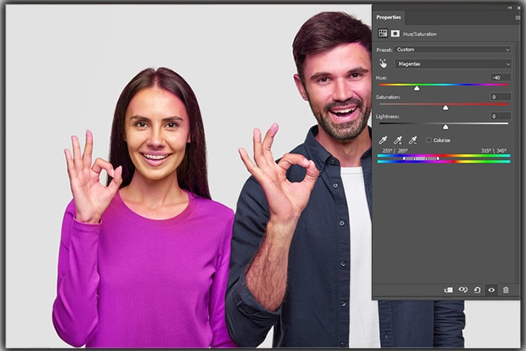 Color Selection Refining