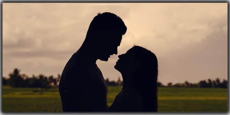 wedding silhouette pose