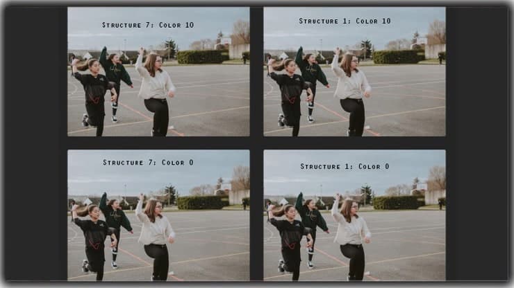 Color settings for color blending