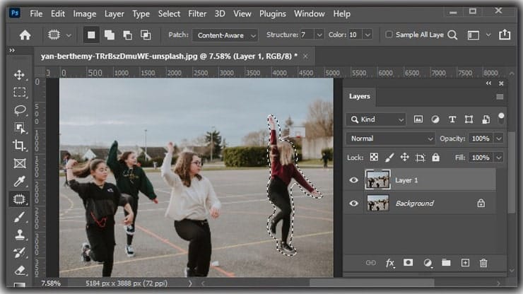 Content Aware Fill Photoshop