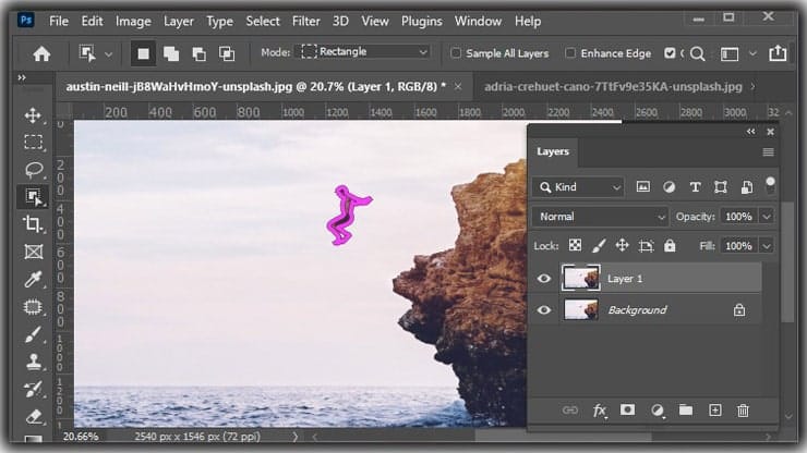 move stand-out objects